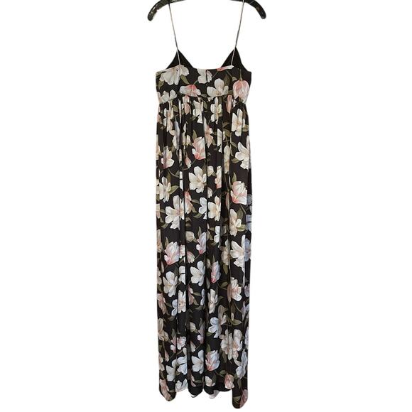 Sachin + Babi NEW Size 8 Jessica Floral V Neck Empire Waist Gown Ebony Garden - Picture 8 of 10